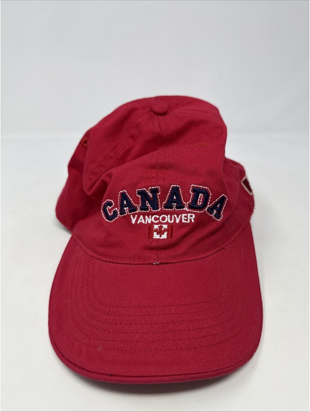 Canada Baseball Cap Strapback Hat Vancouver Red Casual Adjustable Wear Travel